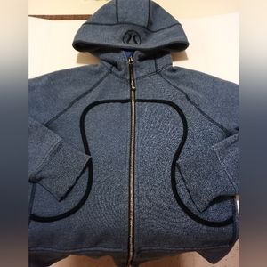 Lululemon Full Zip Hoodie with Skeleton Stitches